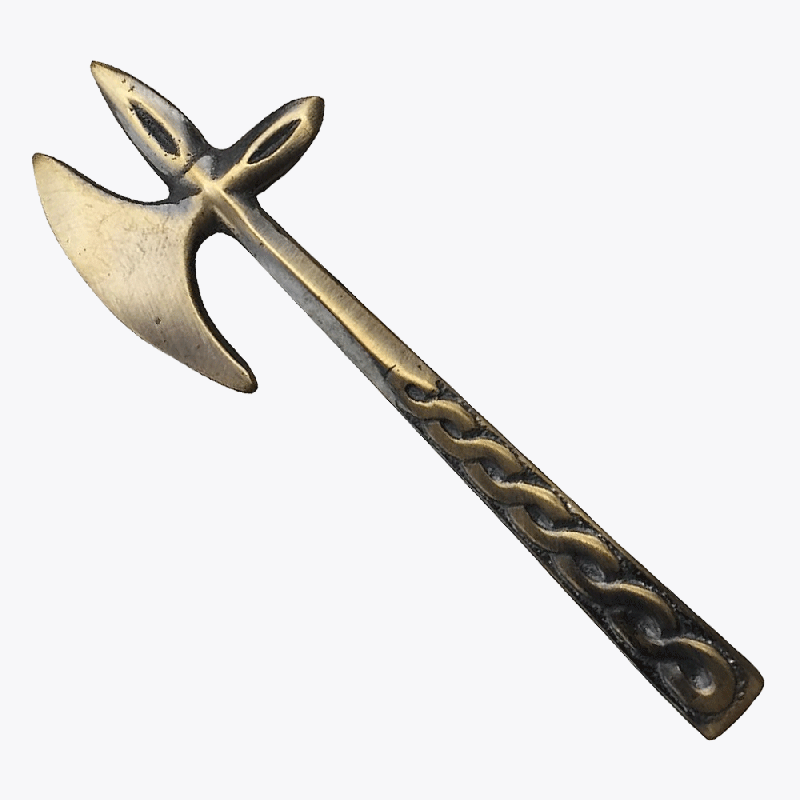 Antique Axe Kilt Pin