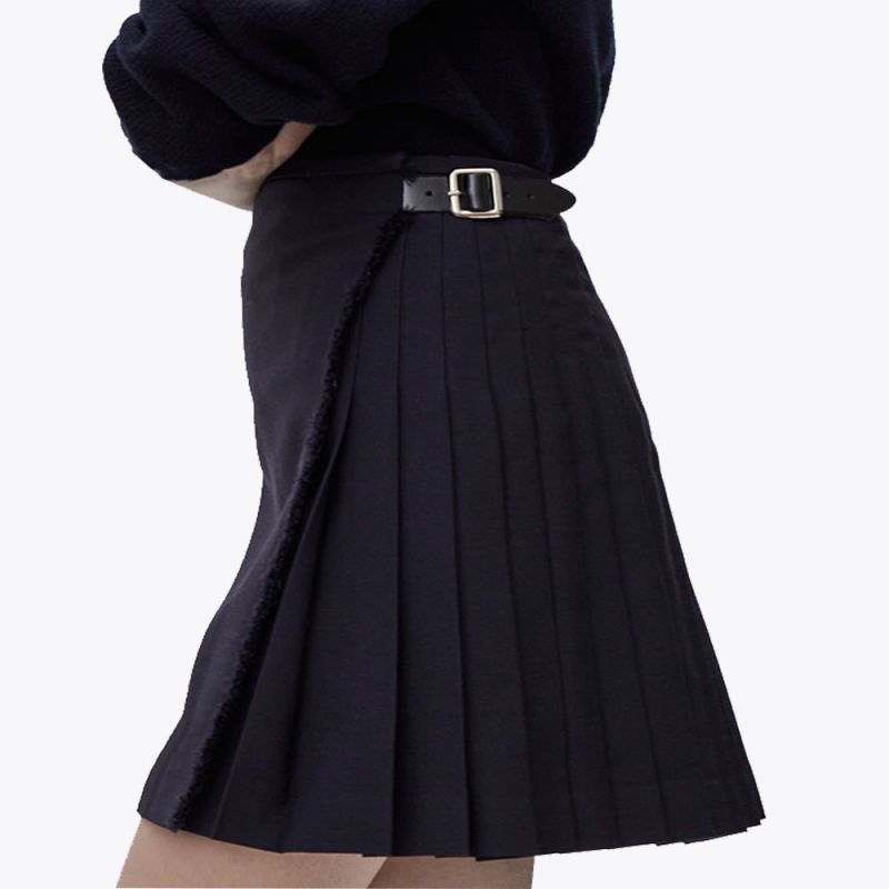 Black Tartan Kilt For Women
