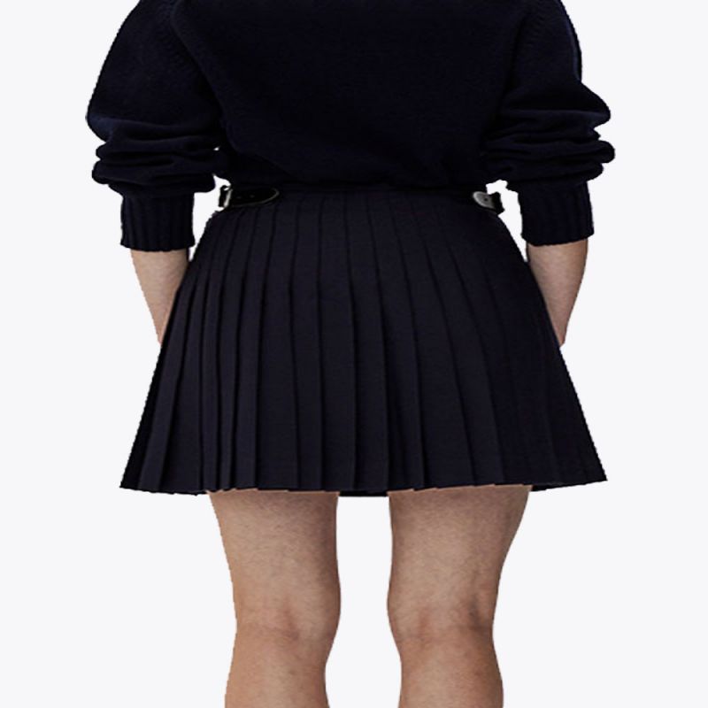 Black Tartan Kilt For Women
