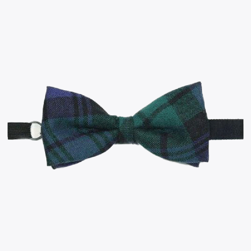 BLACK WATCH MODERN TARTAN BOW TIE