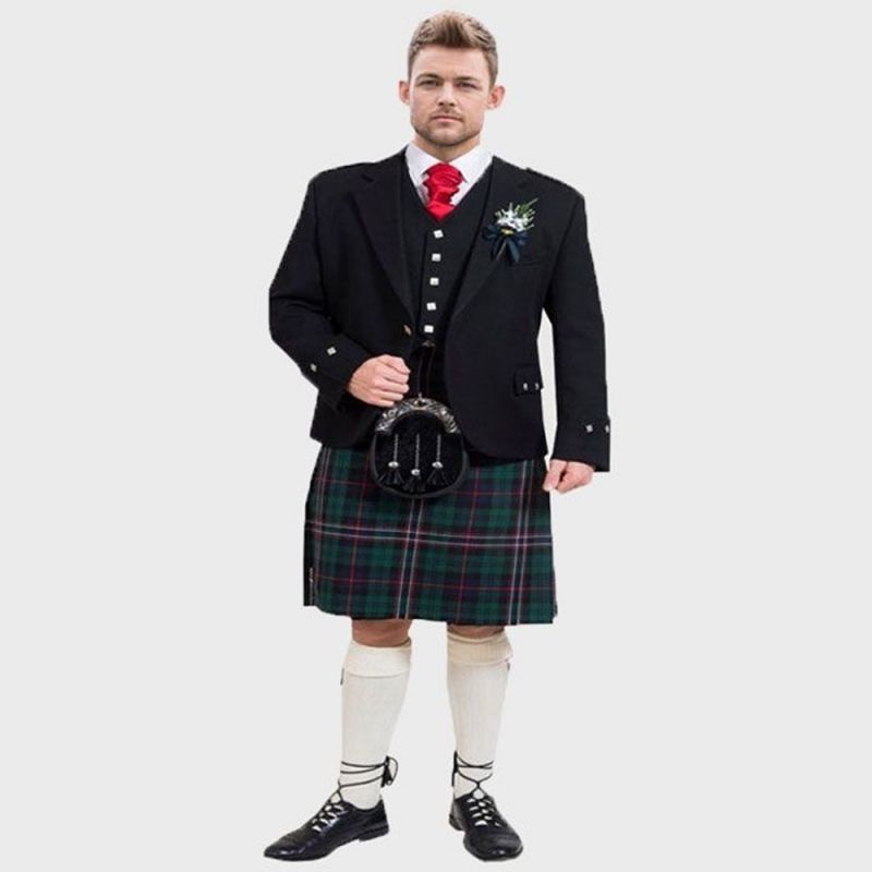 Black Argyll Jacket & Kilt Outfit Package
Black Argyll Jacket & Kilt Outfit Package