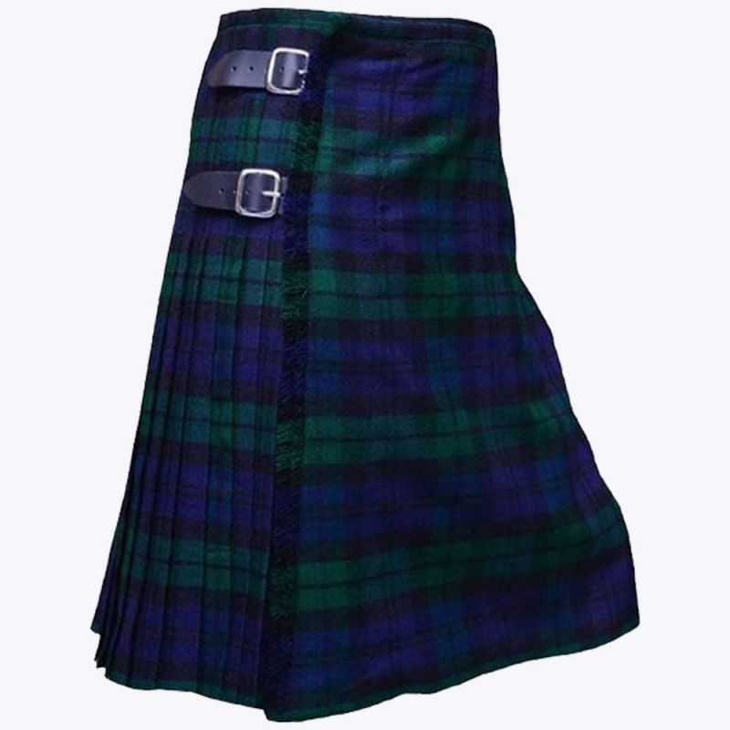 Clan Black Watch Tartan Kilt For Men Clan Black Watch Tartan Kilt For Men