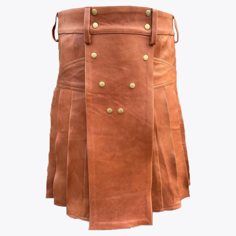Brown Leather Kilt Brown Leather Kilt