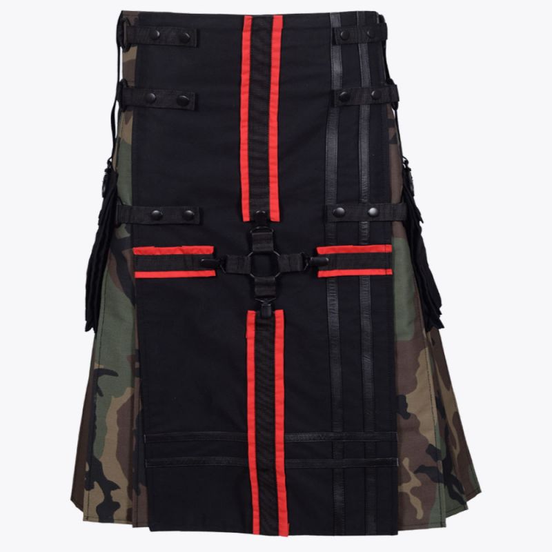 Camouflage Gothic Utility Kilt Camouflage Gothic Utility Kilt