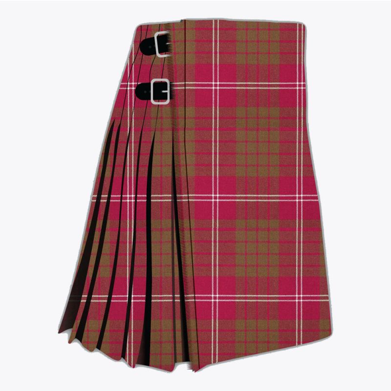 Clan Crawford Weathered Tartan Kilt
Clan Crawford Weathered Tartan Kilt
