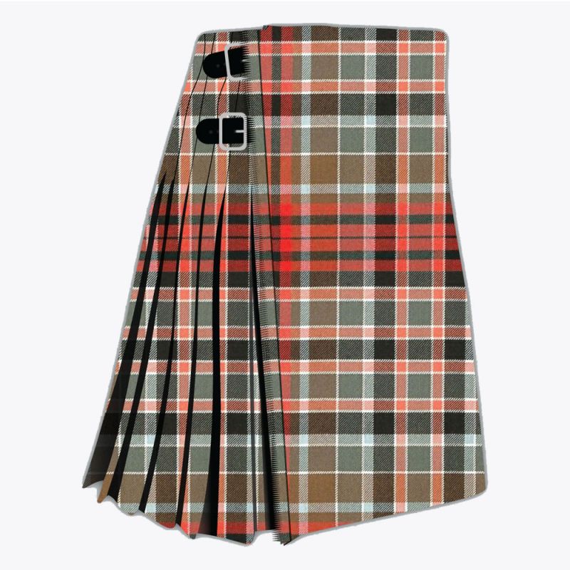 Clan Gordon Red Weathered Tartan Kilt
