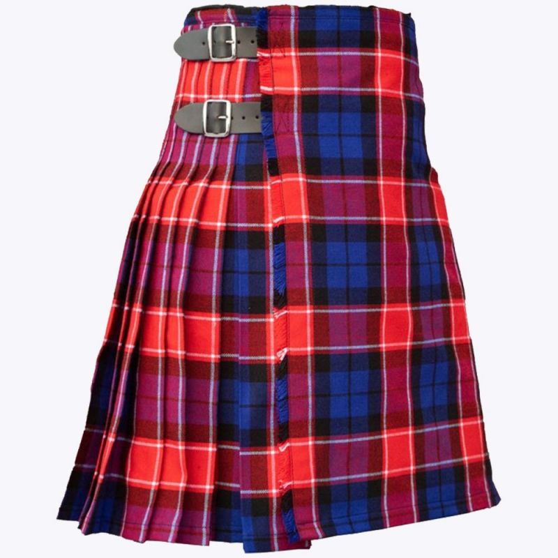 Clan Graham Of Menteith Red Tartan Kilt Clan Graham Of Menteith Red Tartan Kilt