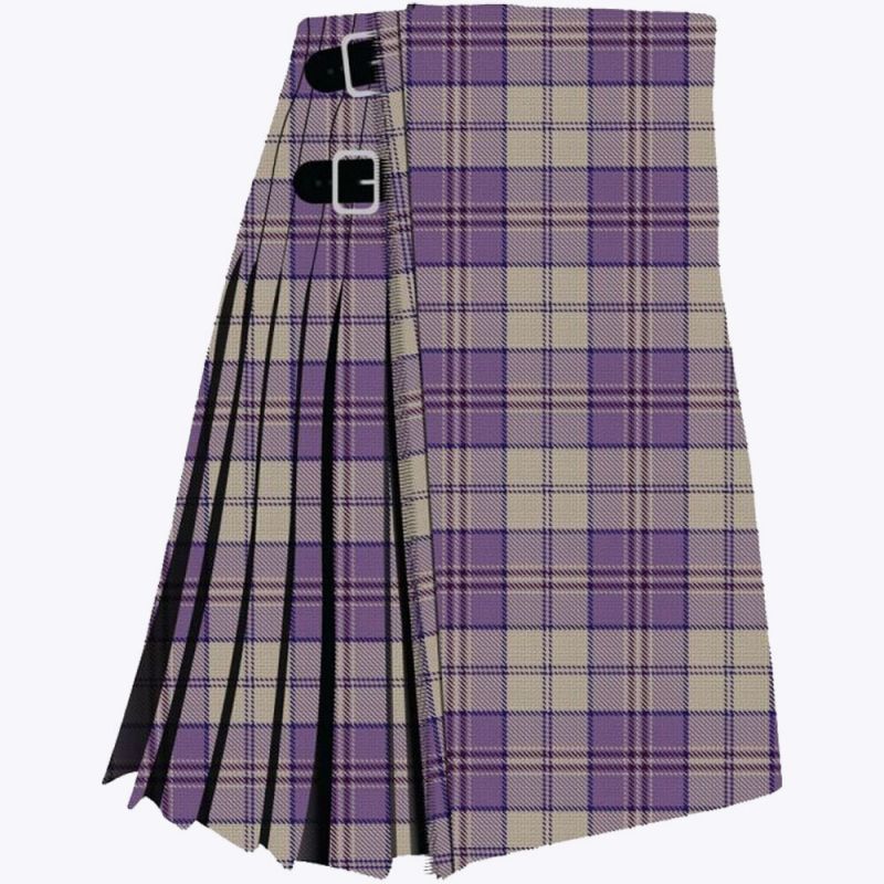 Clan Highland Dancer Harris Lilac Tartan Kilt Clan Highland Dancer Harris Lilac Tartan Kilt