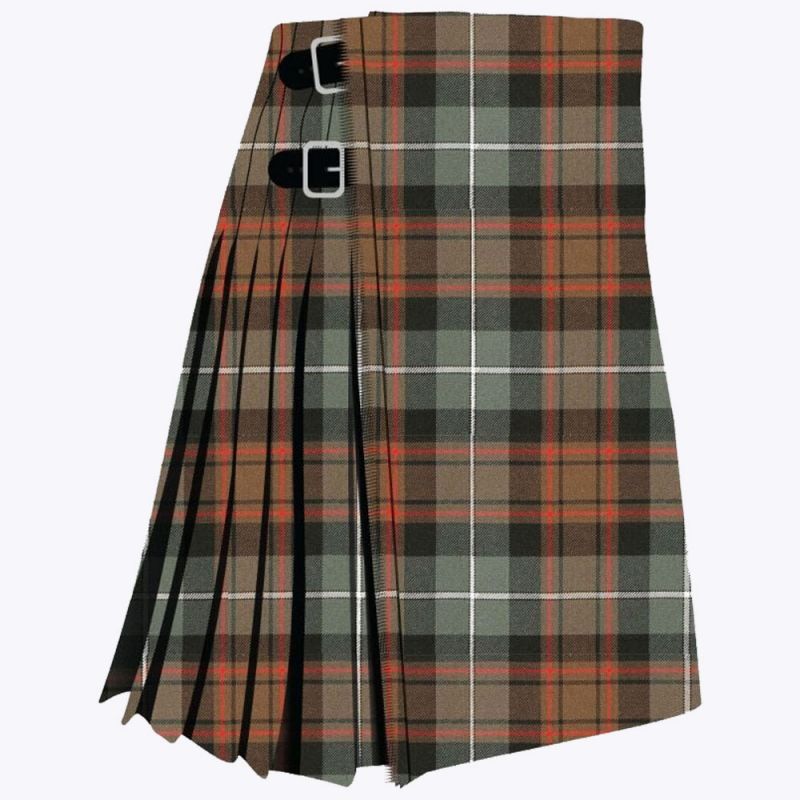 Clan MacRae Hunting Weathered Tartan Kilt Clan MacRae Hunting Weathered Tartan Kilt
