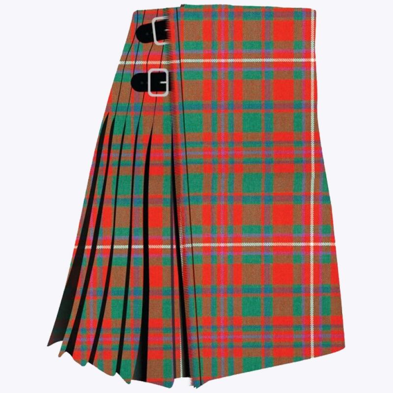 Clan Mckinnor Red Ancient Tartan Kilt Clan Mckinnor Red Ancient Tartan Kilt