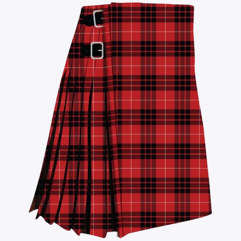 Clan Munro Black And Red Tartan Kilt Clan Munro Black And Red Tartan Kilt