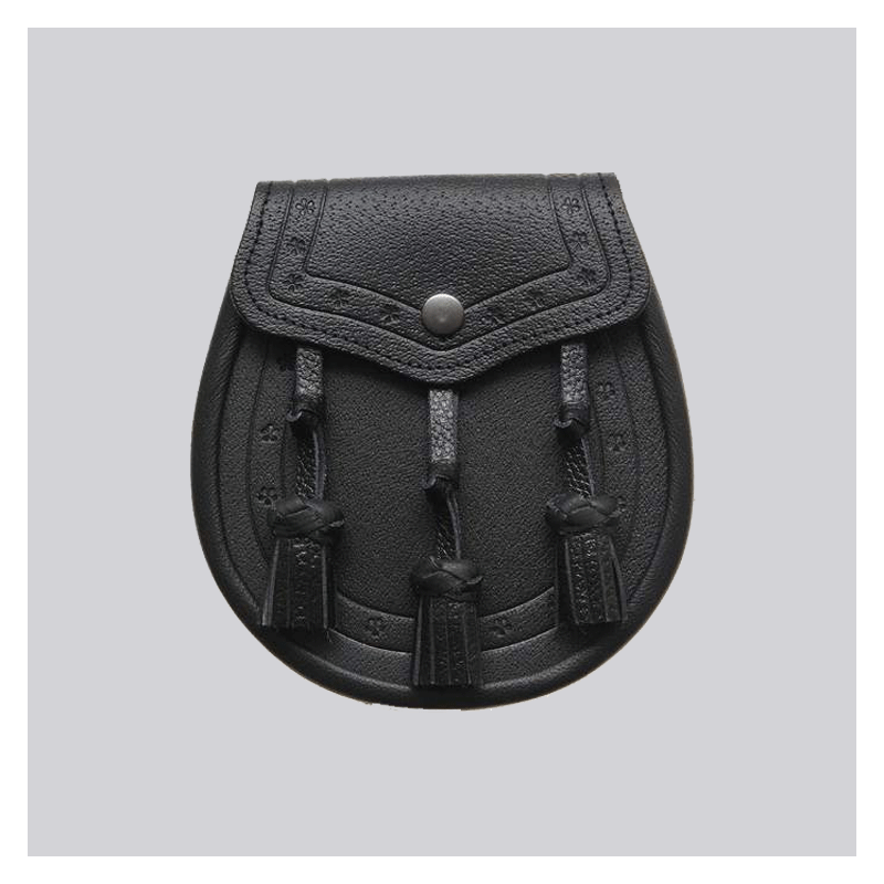 Classic Black Leather Sporran Classic Black Leather Sporran