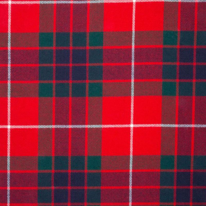 Fraser Red Modern Tartan Swatch