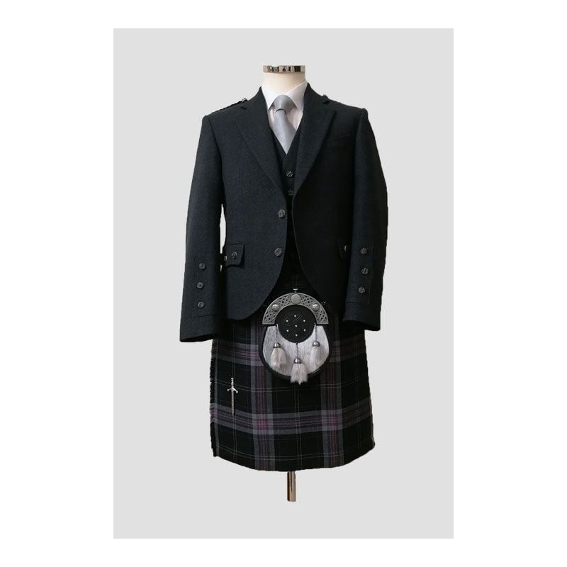 Dark Lochnagar - Charcoal Tweed Argyll Outfit Dark Lochnagar - Charcoal Tweed Argyll Outfit