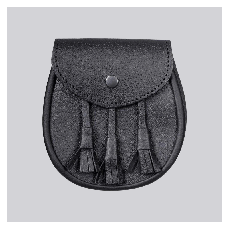 Day Black Leather Sporran Day Black Leather Sporran