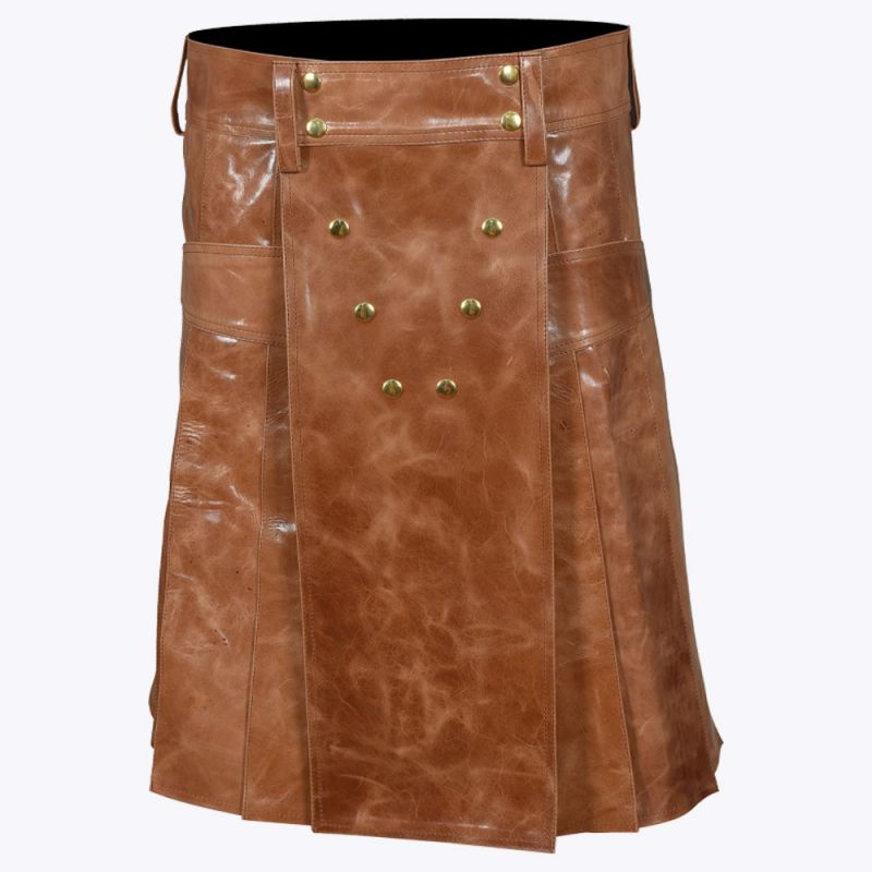 Premium Leather Kilt for Men Premium Leather Kilt for Men