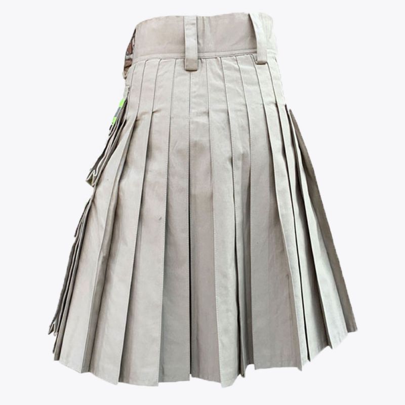 Gray Firefighter Utility Kilt For Men

