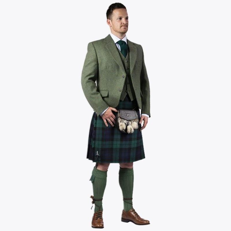 Green Tweed Argyll Jacket & Kilt Outfit Package Deluxe
Green Tweed Argyll Jacket & Kilt Outfit Package Deluxe