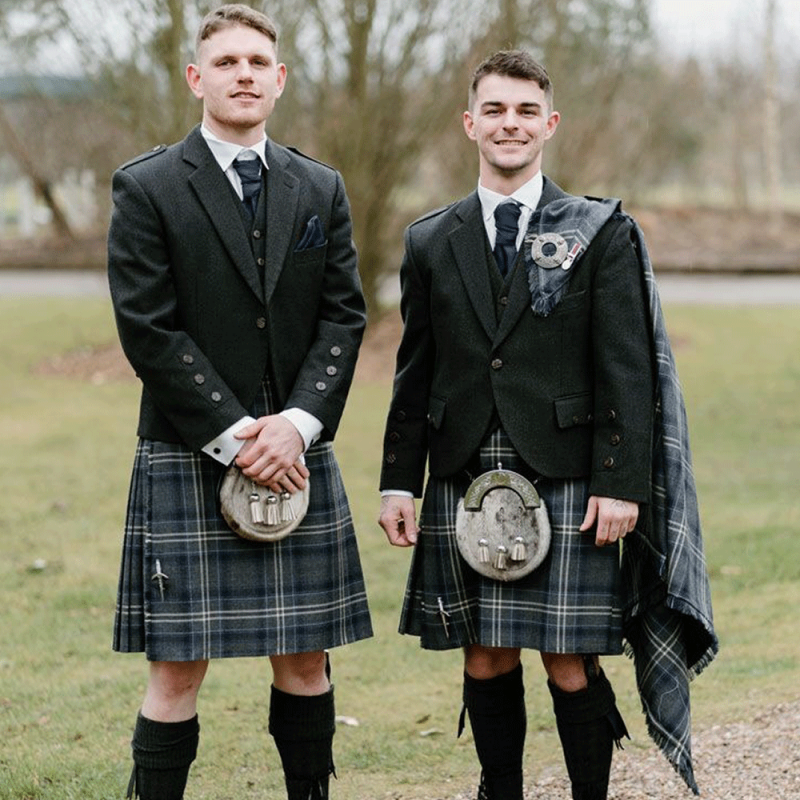 Highland Storm Tartan Kilt Highland Storm Tartan Kilt