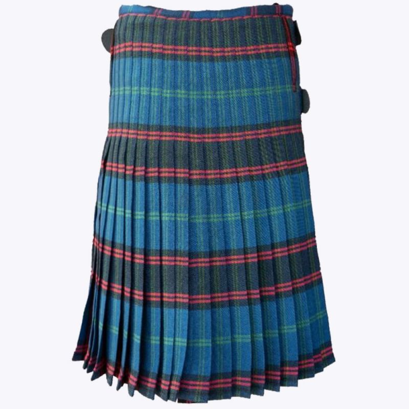Lion Heart Grey Tartan Kilt
