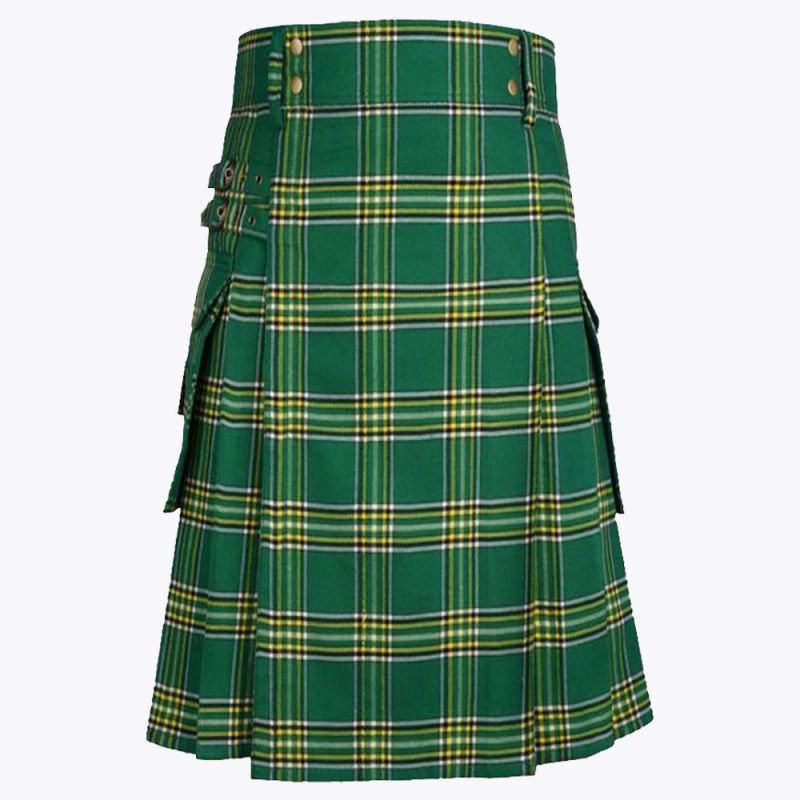 Irish Tartan Utility Kilt
