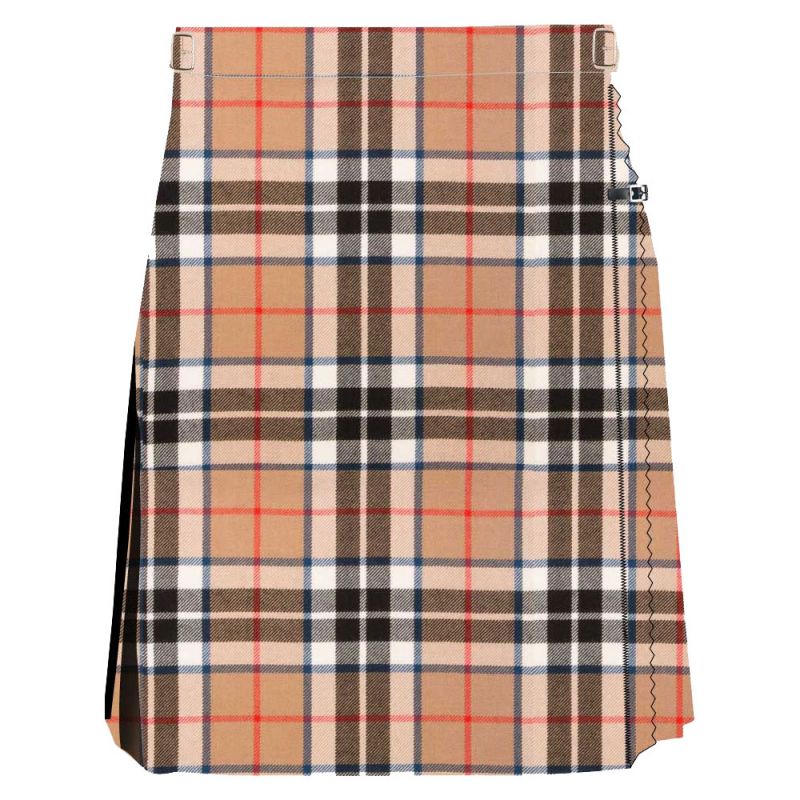 Thompson Camel Women Tartan Kilt
