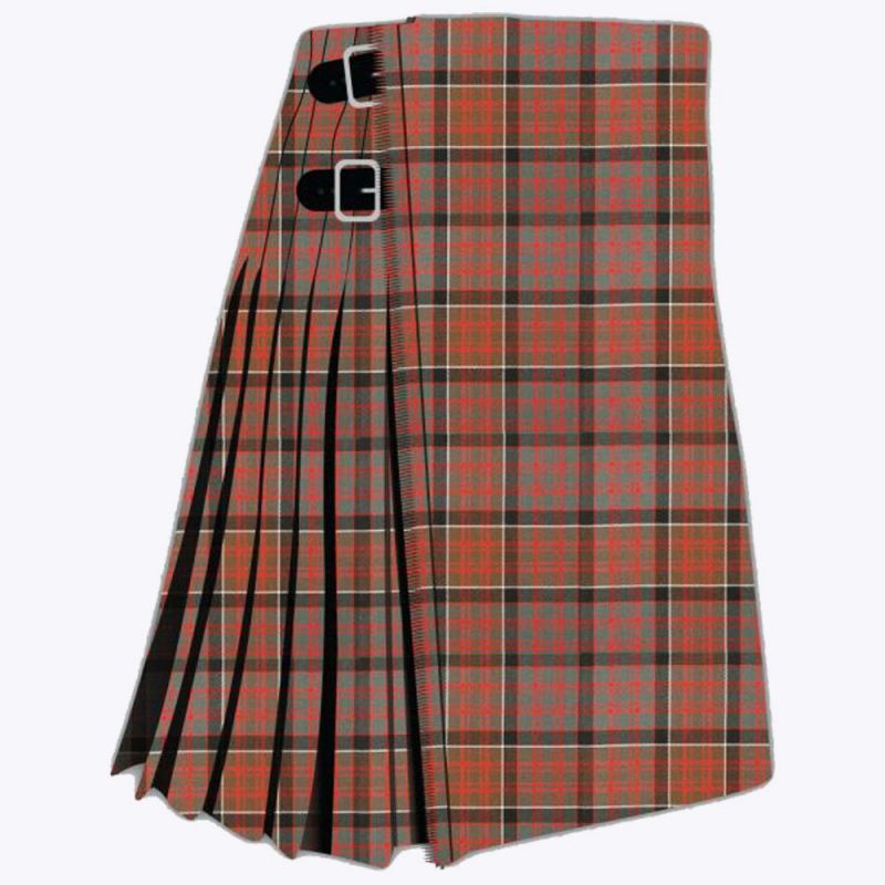 Macdonald Of Clanranald Weathered Tartan Kilt Macdonald Of Clanranald Weathered Tartan Kilt