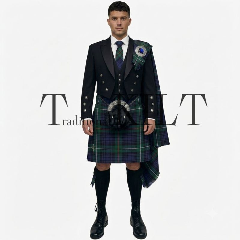Mackenzie Tartan Prince Charlie Kilt Outfit