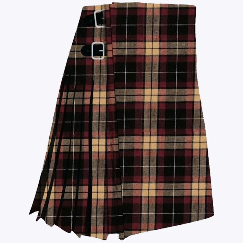 MacMillan Black Mini Tartan Kilt MacMillan Black Mini Tartan Kilt