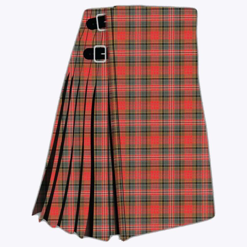MacPherson Clan Weathered Tartan Kilt MacPherson Clan Weathered Tartan Kilt