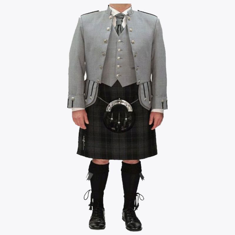 NEW GREY WATCH TARTAN KILT OUTFITS