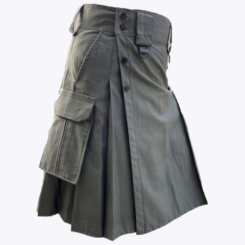 Olive Green Utility Kilt Olive Green Utility Kilt