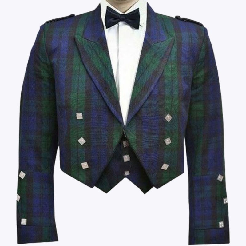 Prince Charlie Jacket & Waistcoat In Tartan Made To Measure