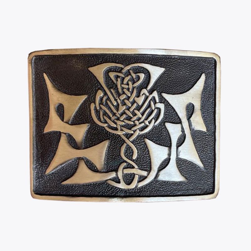 Scottish Kilt Belt Buckle With Brass Antique Finish Scottish Kilt Belt Buckle With Brass Antique Finish