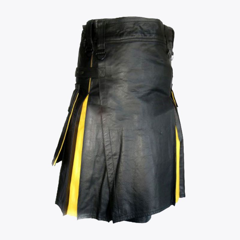 Special Gay Love Leather Kilt in Hybrid Kilt
