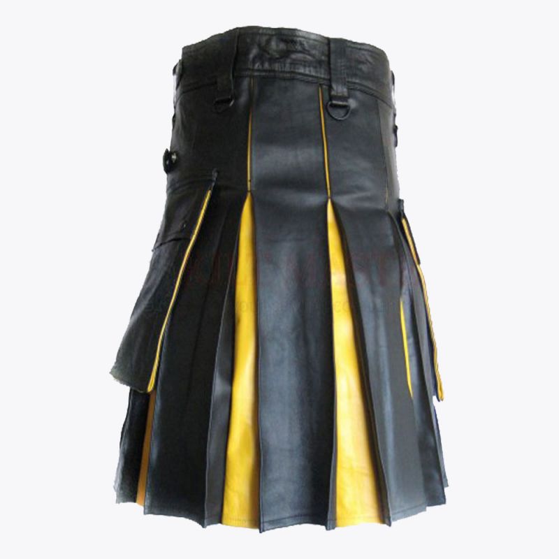 Special Gay Love Leather Kilt in Hybrid Kilt
