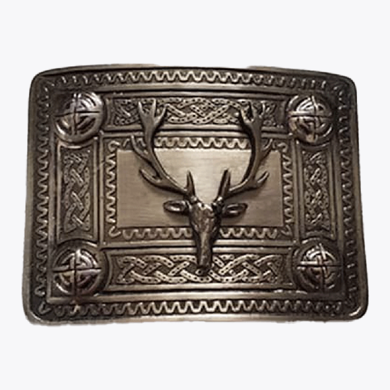 Antique Staghead Kilt Buckle Antique Staghead Kilt Buckle