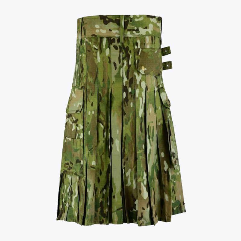 Tactical Multicam Utility Kilt For Men
