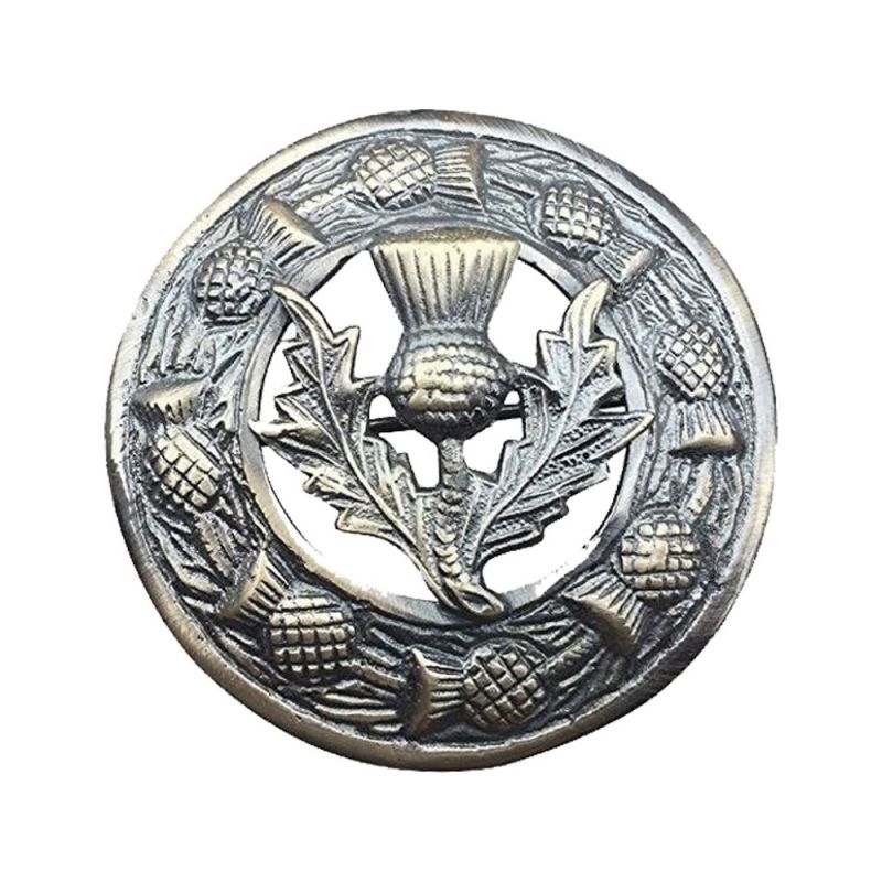 Thistle Badge Fly Plaid Brooch Thistle Badge Fly Plaid Brooch