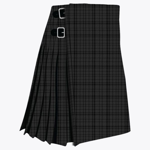 Black Shadow Tartan Kilt
