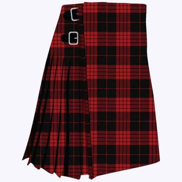 Campbell Red Muted Tartan Kilt