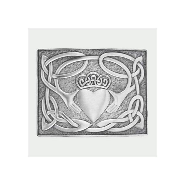 Celtic Chrome Kilt Buckle