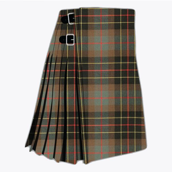 Clan Brodie Hunting Weathered Tartan Kilt