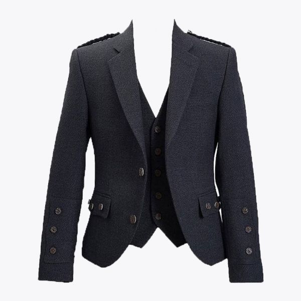Crail Charcoal Tweed Klashich Jacket