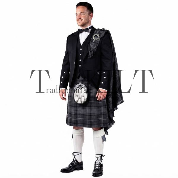 Granite Tartan Argyll Kilt Outfit