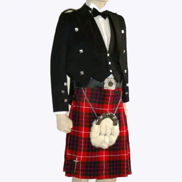 Premium Fraser Tartan Prince Charlie Formal Kilt Attire