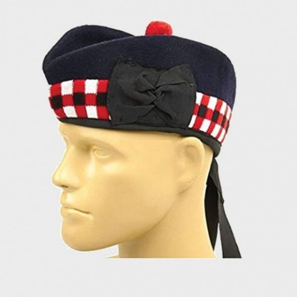Scottish Hat With Diced Band