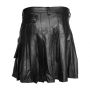 Ample Pleated Leather Kilt thumbnail