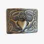 Antique Chrome Kilt Buckle thumbnail