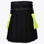 Black and Blue Hybrid Utility Kilt
 thumbnail